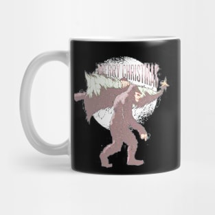 Christmas bigfoot Mug